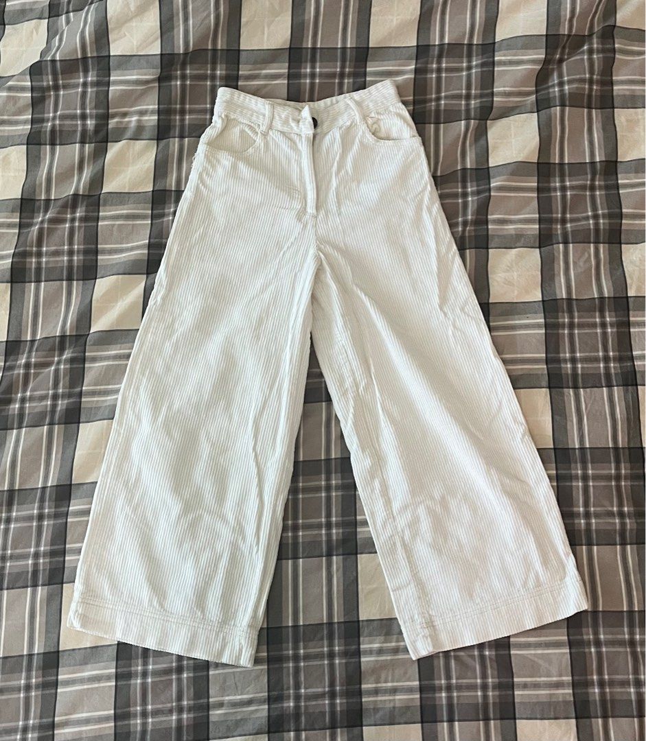 H&m wide leg corduroy pants hotsell