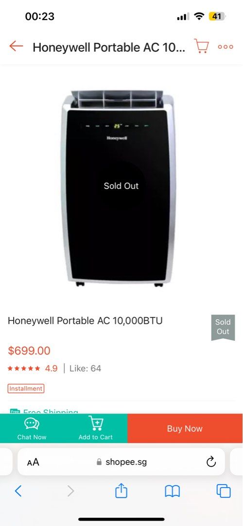Honeywell Portable Air Conditioning, TV & Home Appliances, Air