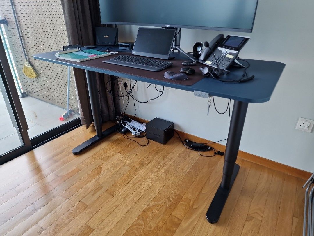 IKEA Bekant electronic adjustable Standing desk, Furniture & Home