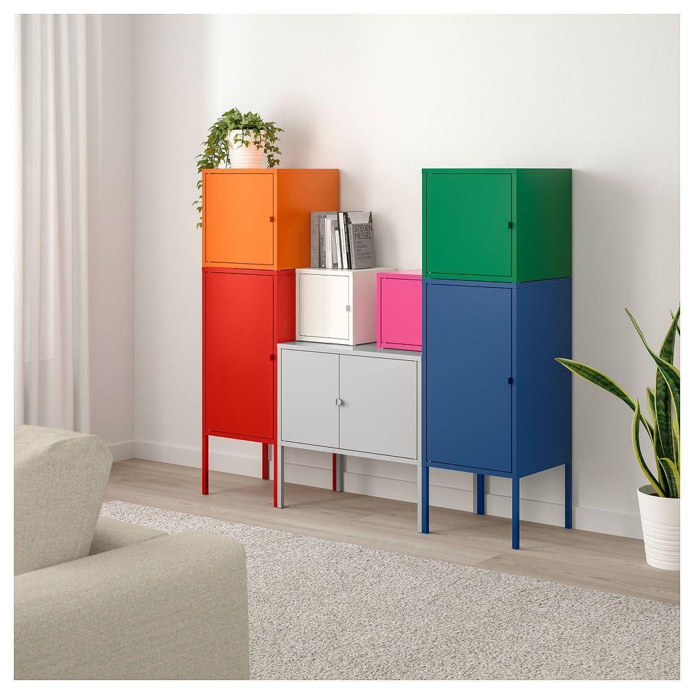 Ikea metal online cabinet lixhult