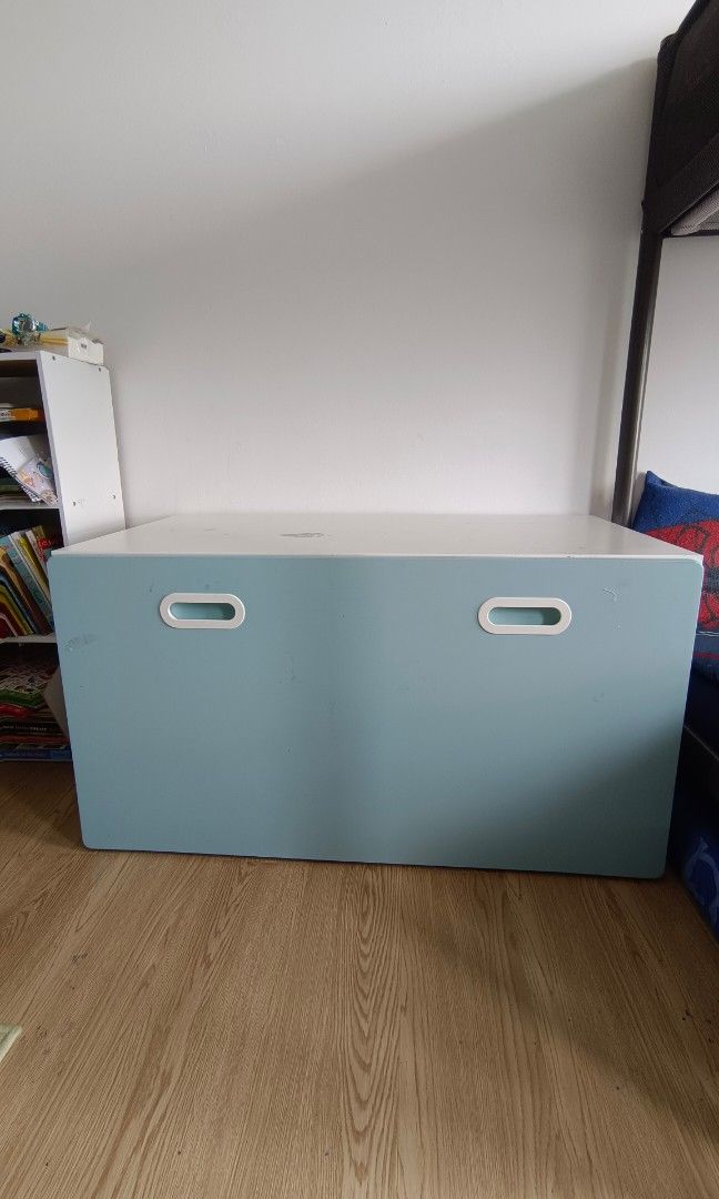 Ikea Toy Storage Bench Fritids Blue, Furniture & Home Living, Furniture