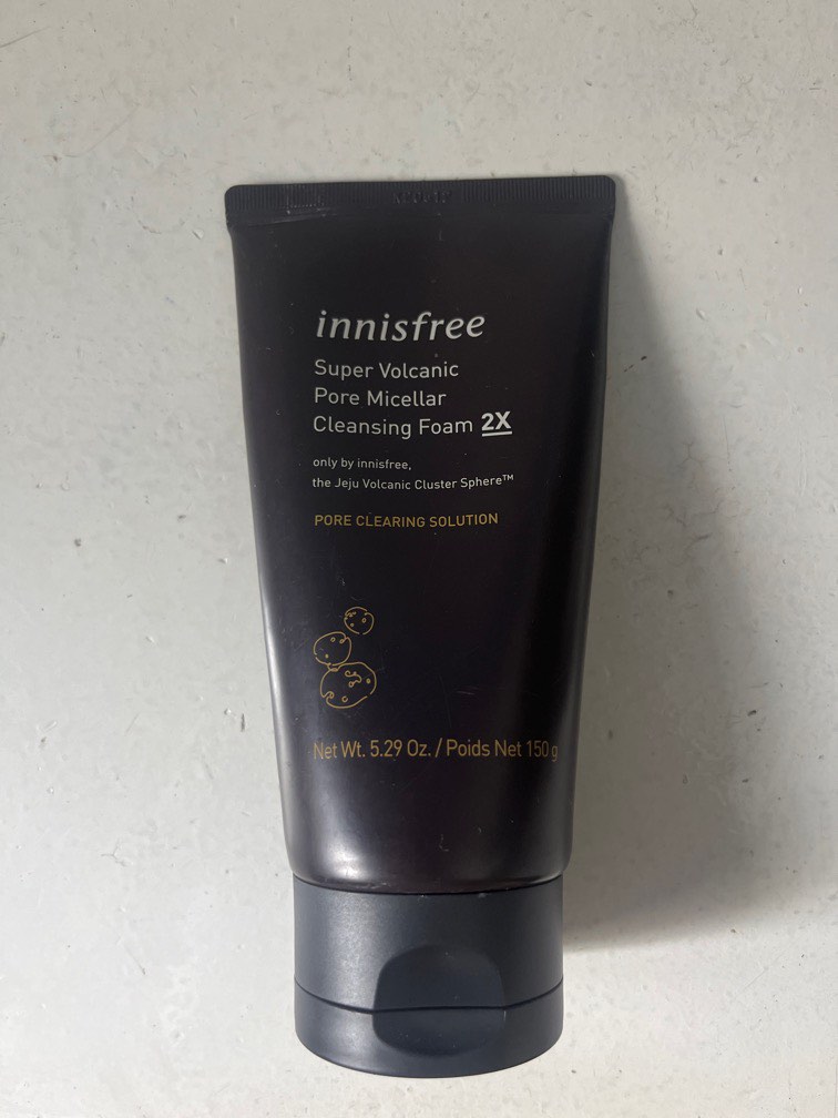 Innisfree Super Volcanic face wash, Beauty & Personal Care, Face, Face