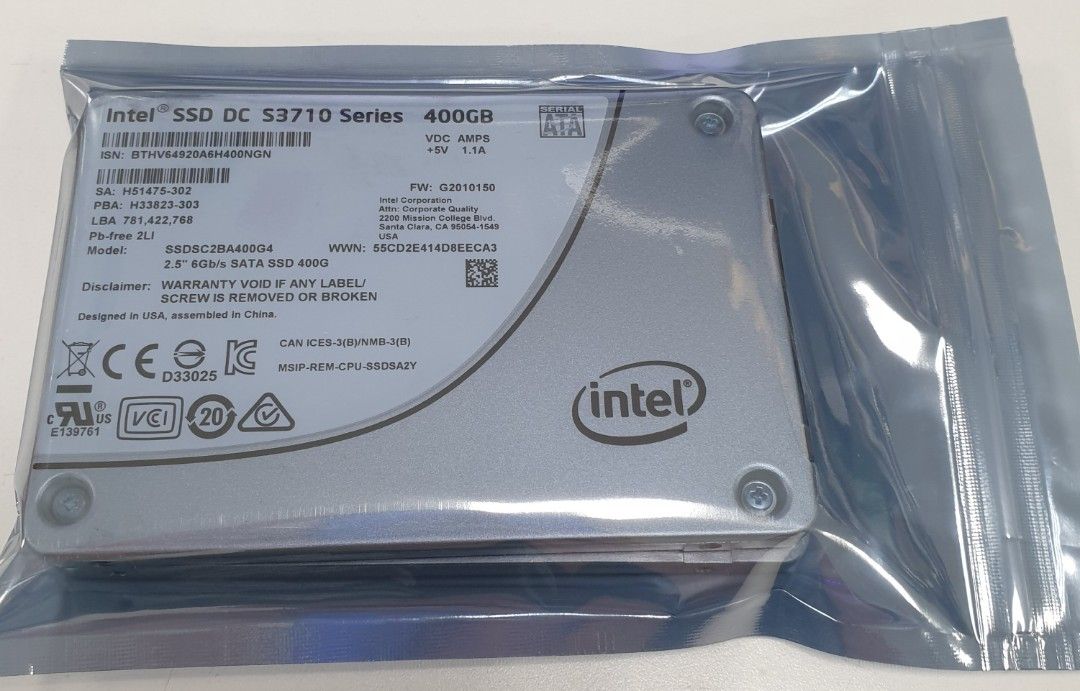 Ssdsc2ba400g4 sales