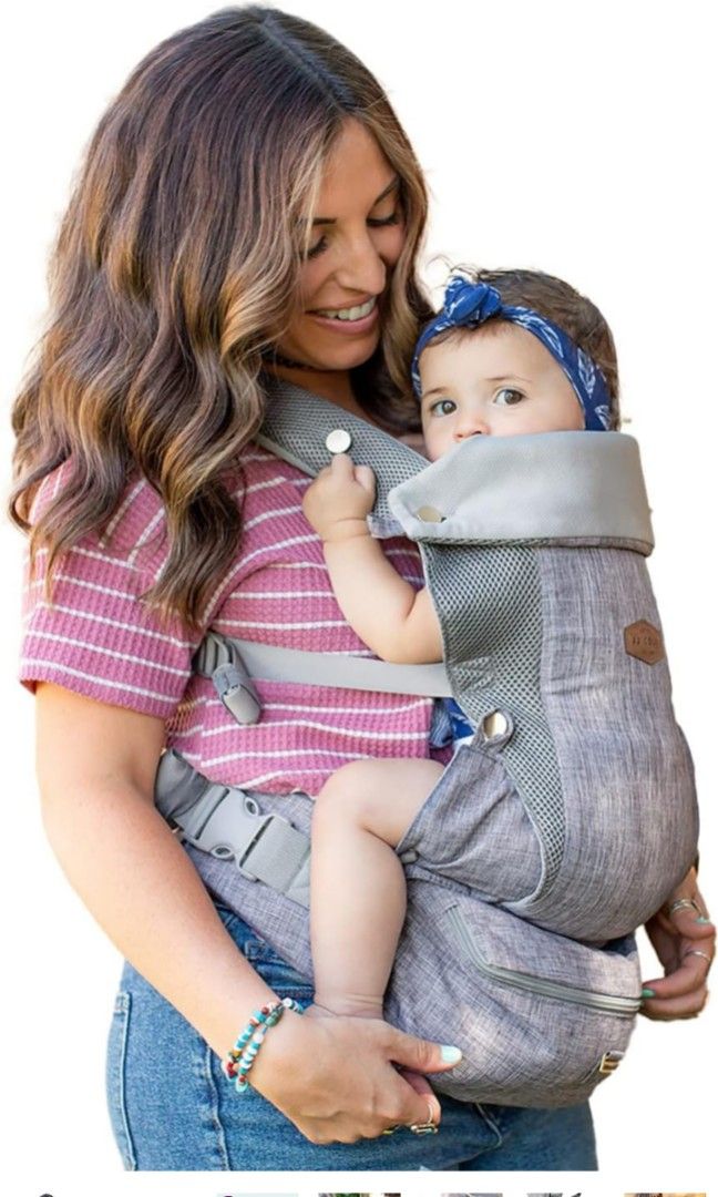 JJ Cole Peek 5 in 1 Position Convertible Baby Carrier Travel