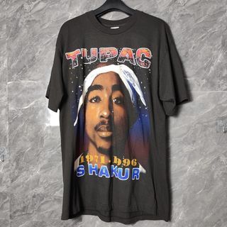 Kaos Vintage raptess Tupac "Makavelli" (Single Stitch & Built Up) bootleg thailand