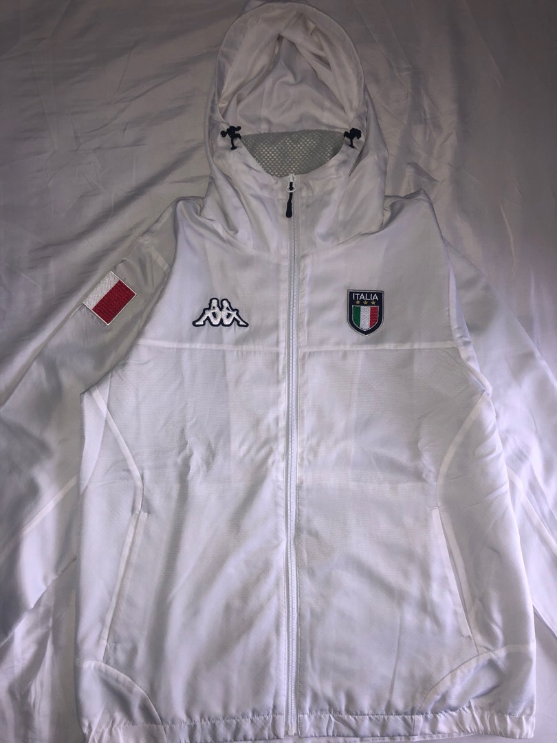 White kappa windbreaker hotsell