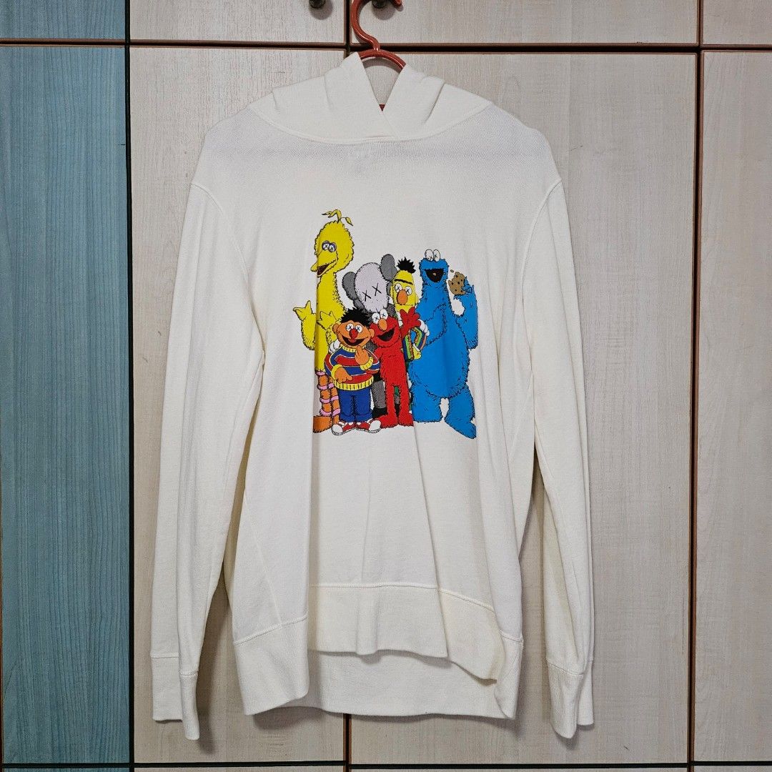 Women kaws x sales sesame street hoodie
