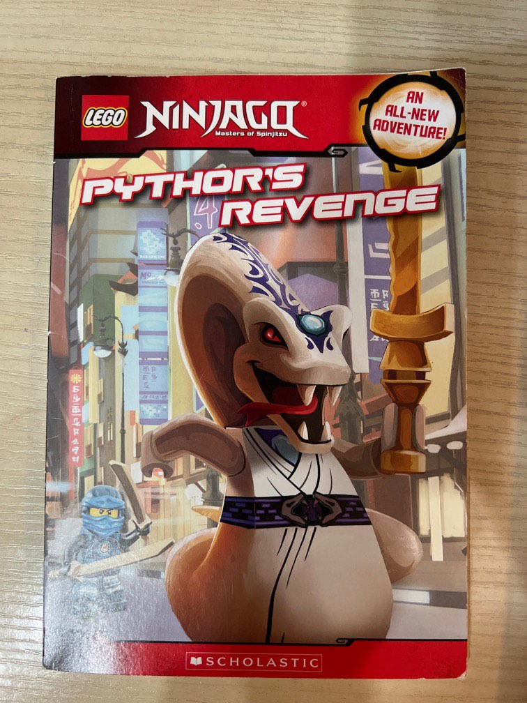 Lego ninjago python’s revenge, 興趣及遊戲, 書本 & 文具, 小說 & 故事書 - Carousell