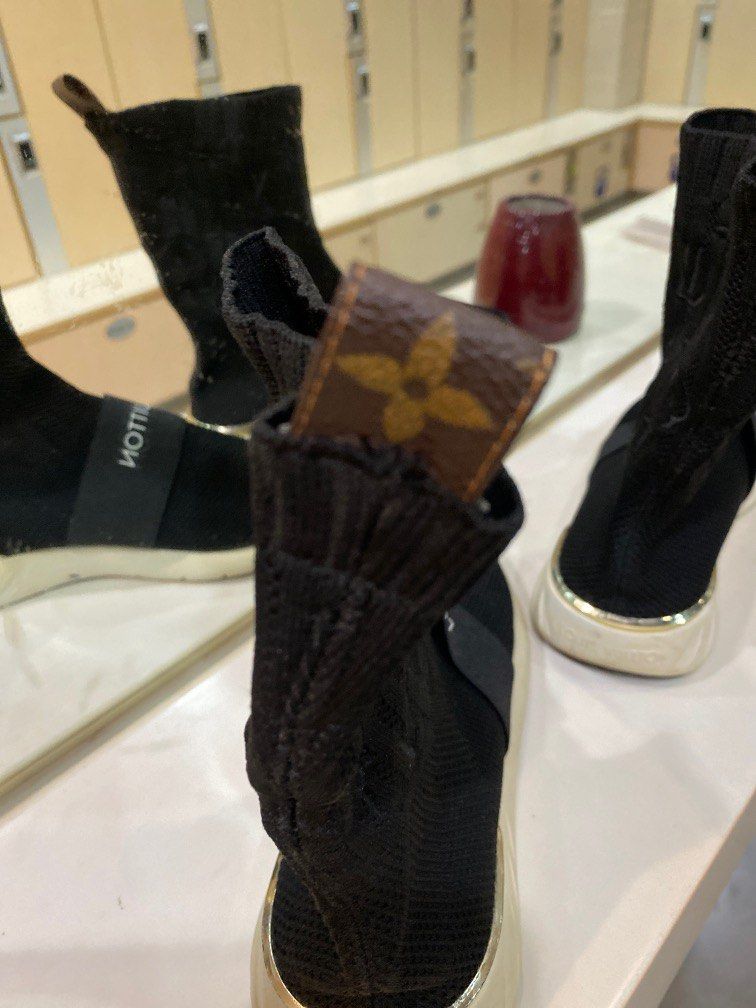 Louis Vuitton Women Aftergame Heart Sock Fabric Sneaker 40