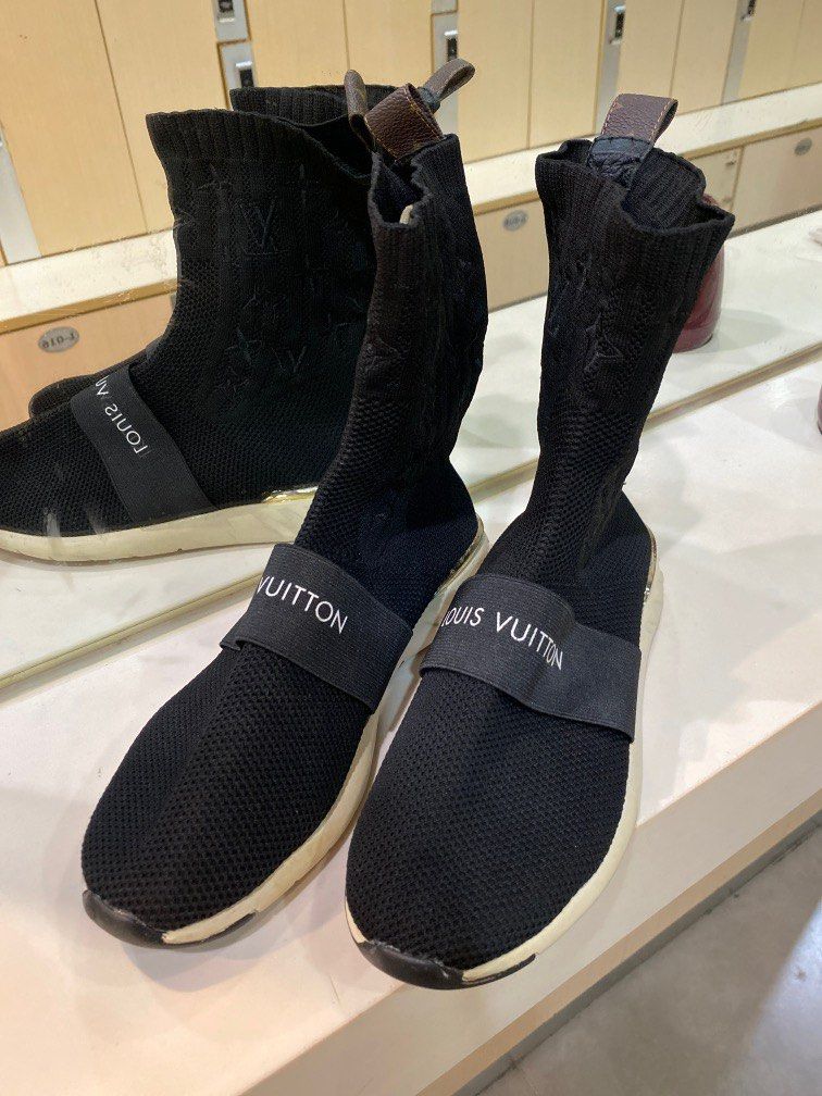 Louis Vuitton Women Aftergame Heart Sock Fabric Sneaker 39 US 9