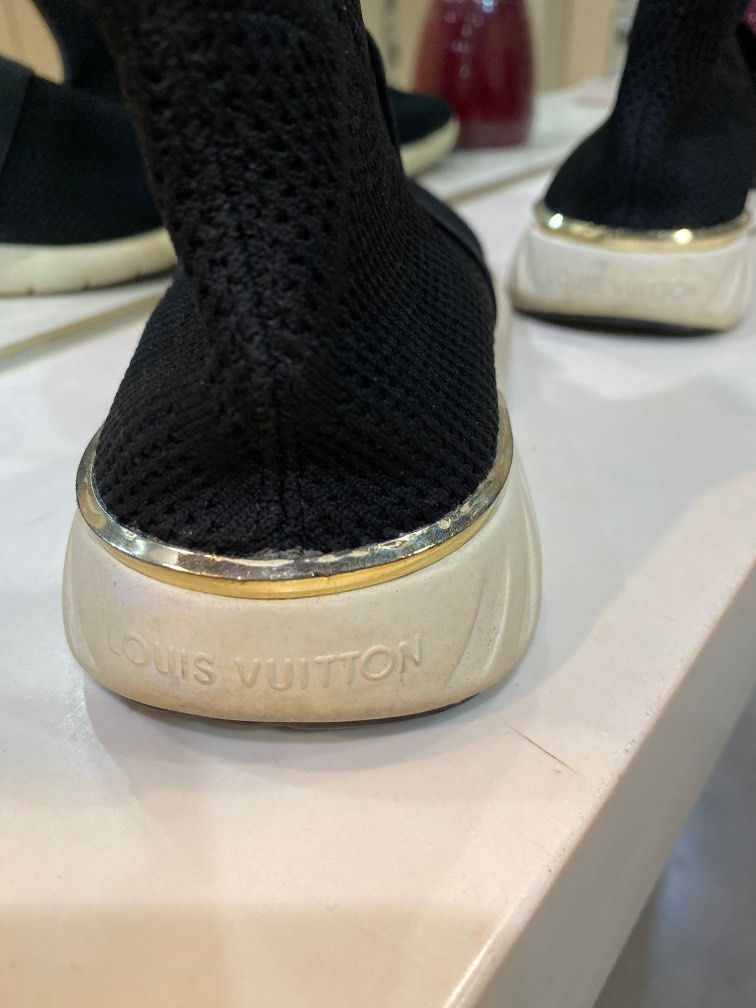 Louis Vuitton Women Aftergame Heart Sock Fabric Sneaker 39 US 9 UK/AU 6