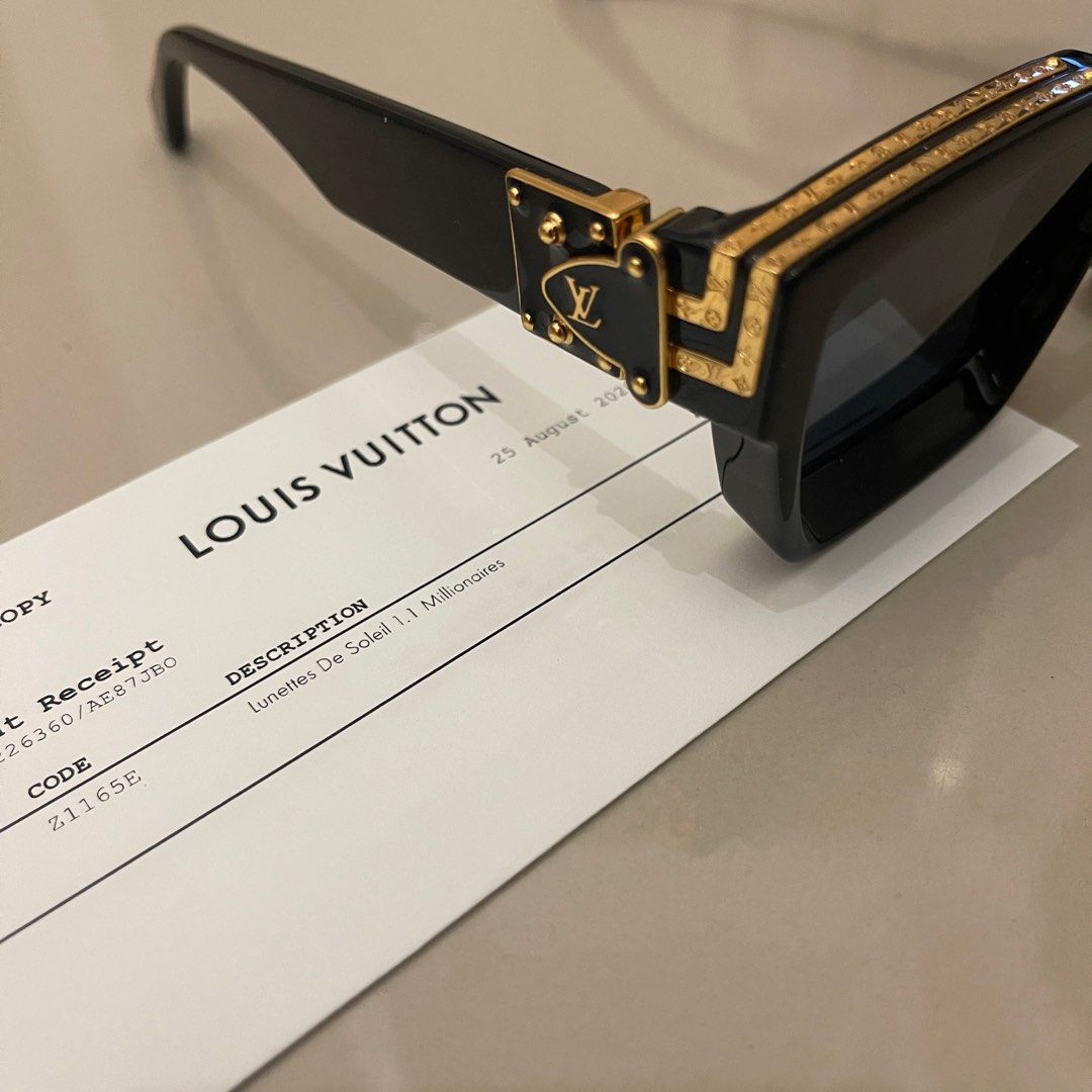Louis Vuitton Sunglasses 1.1 Millionaire Z1165E Men'Accessories