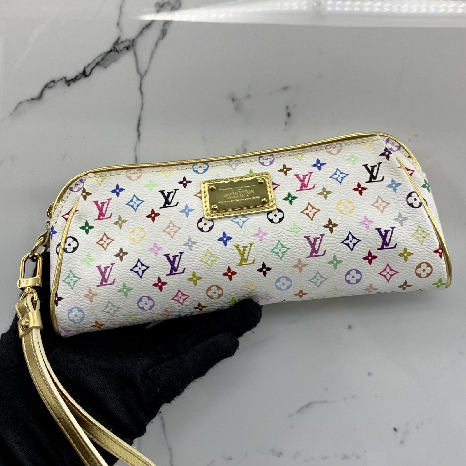 Louis Vuitton multicolor Kate clutch