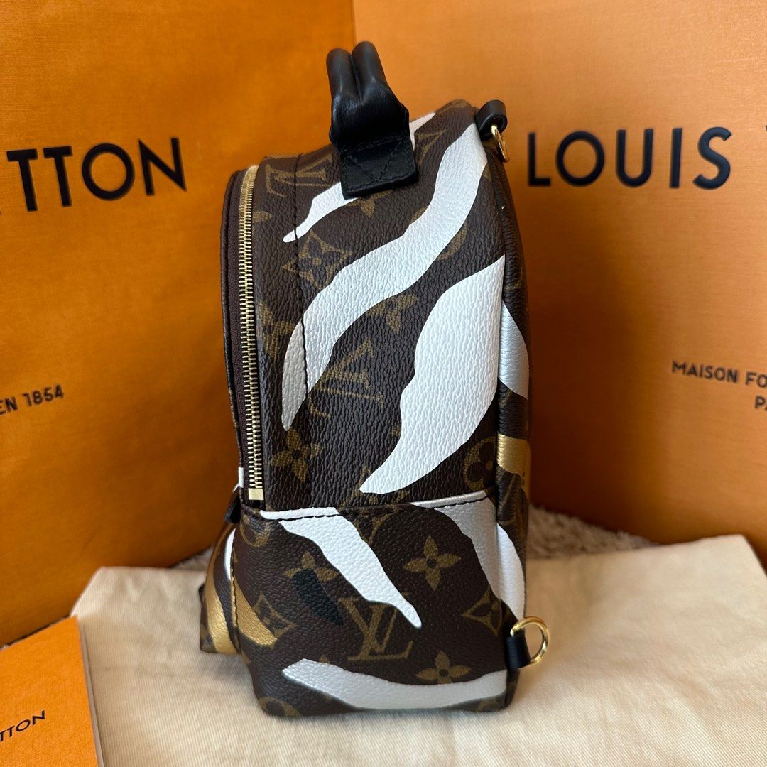 Louis Vuitton Palm Springs Backpack Limited Edition LOL League of Legends  Monogram Canvas Mini Brown 2322881