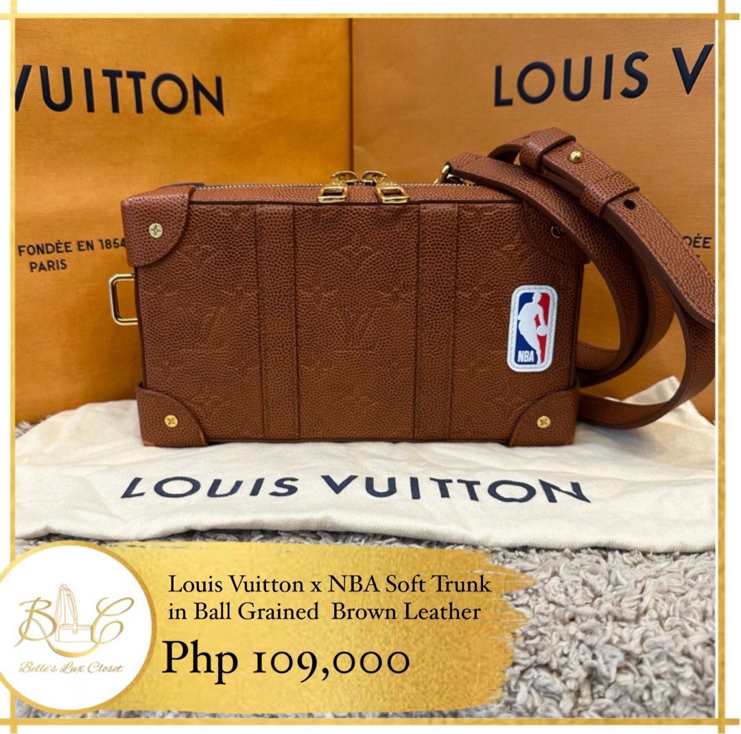Louis Vuitton x NBA Zippy Wallet Vertical Brown in Ball Grain