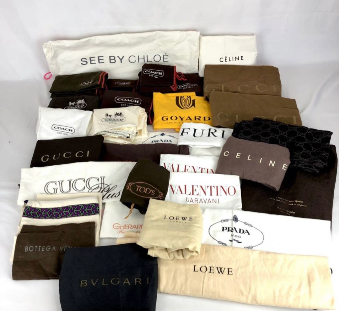 Designer best sale dust bags