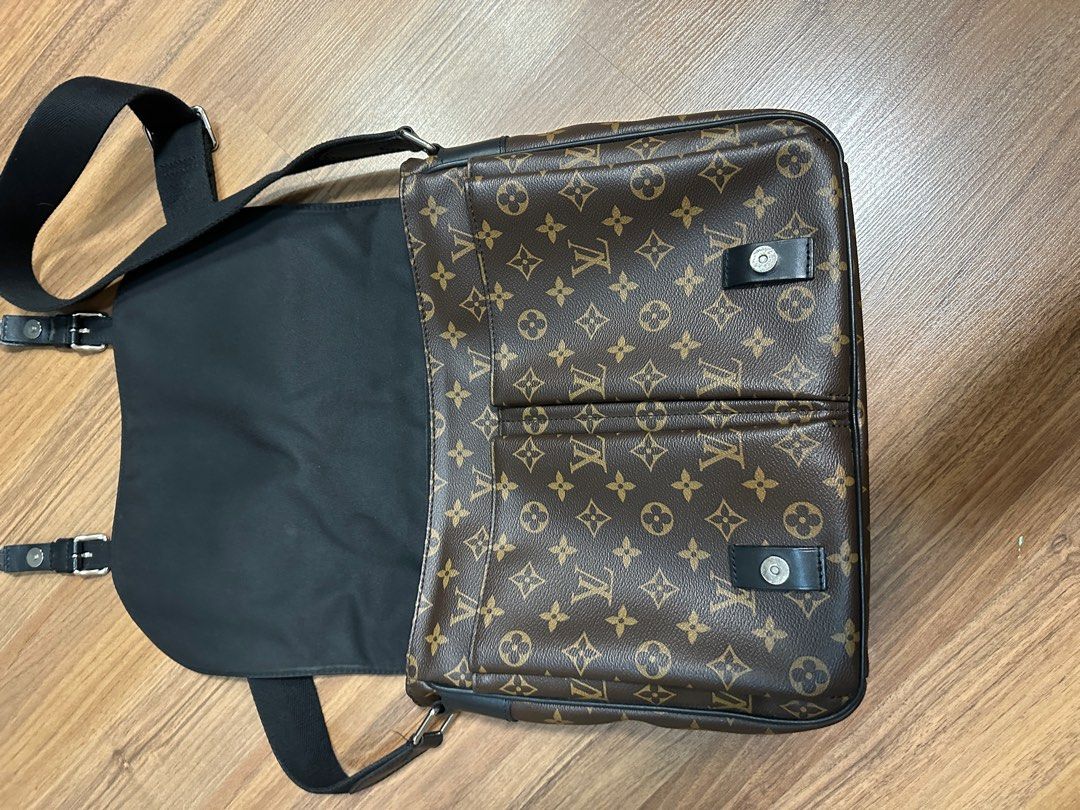 LV Louis Vuitton Macassar Christopher Messenger Bag, Luxury, Bags & Wallets  on Carousell