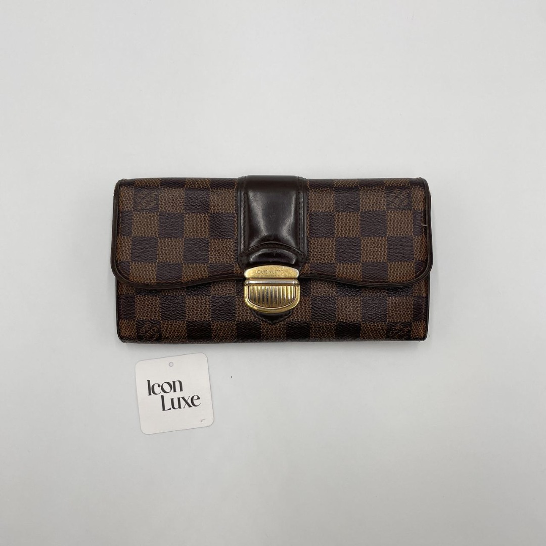 Louis Vuitton Sistina Portefeuille Wallet in Damier Ebene, Luxury, Bags &  Wallets on Carousell