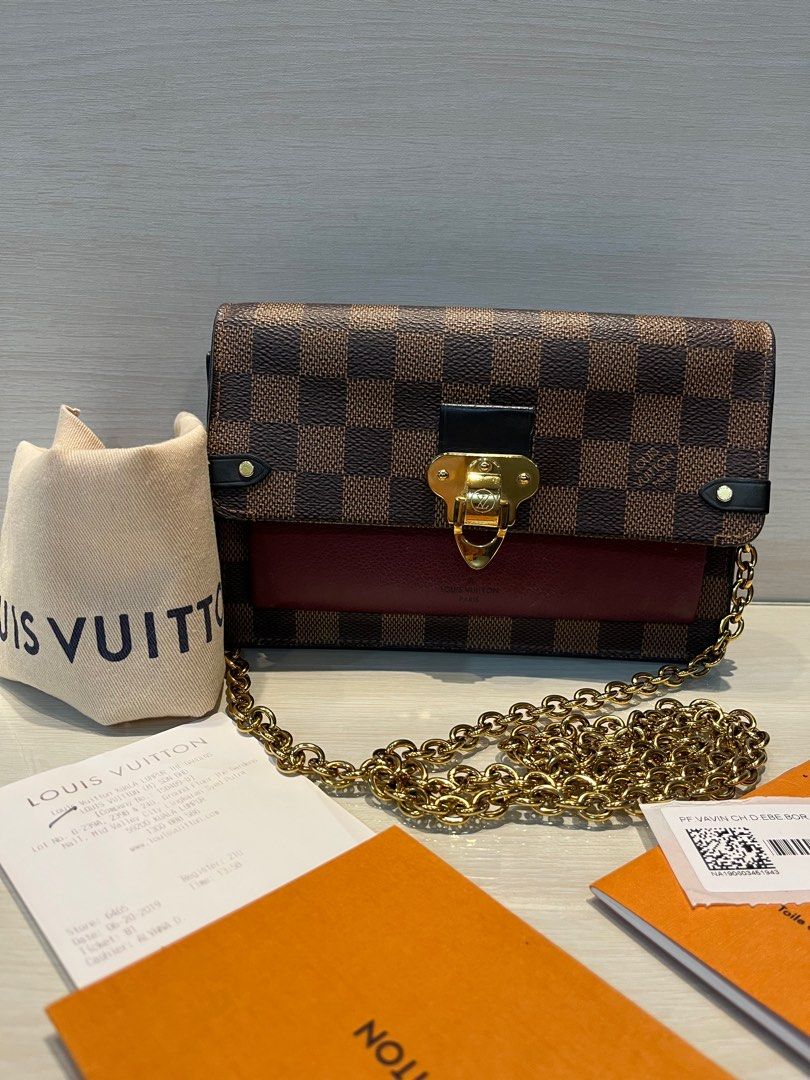 Louis Vuitton Vavin Wallet On Chain WOC Damier Ebene - THE PURSE