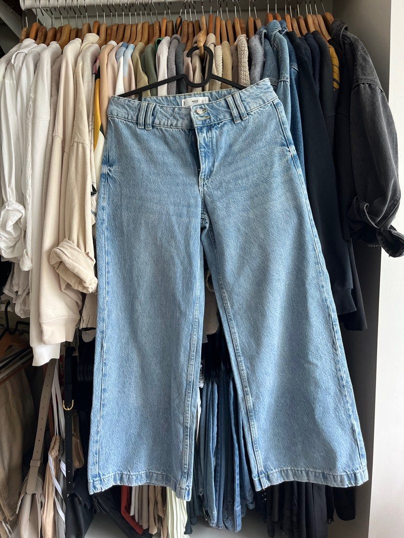 Mango jeans wide leg, Women's Fashion, Bottoms, Jeans & Leggings on ...