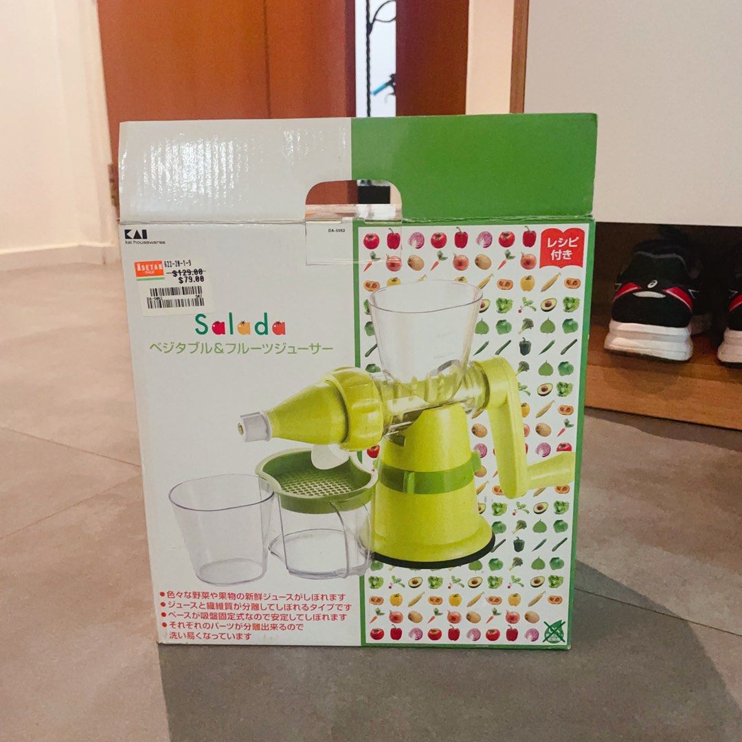 Manual cold press juicer fruit juice maker TV Home Appliances