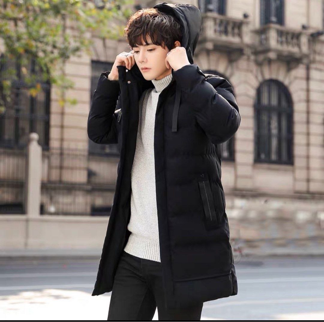 Mens down hot sale winter coat