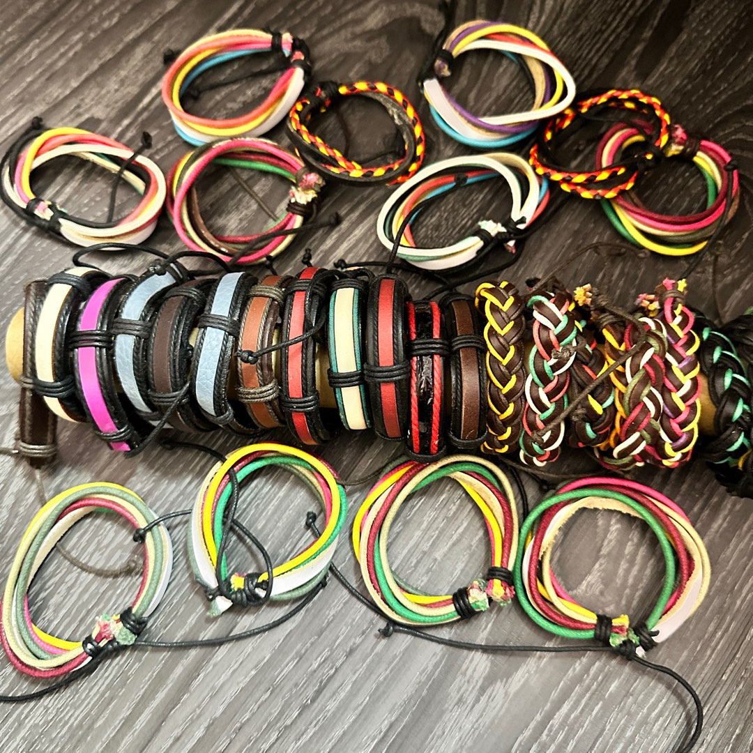 Wholesale best sale leather bracelets