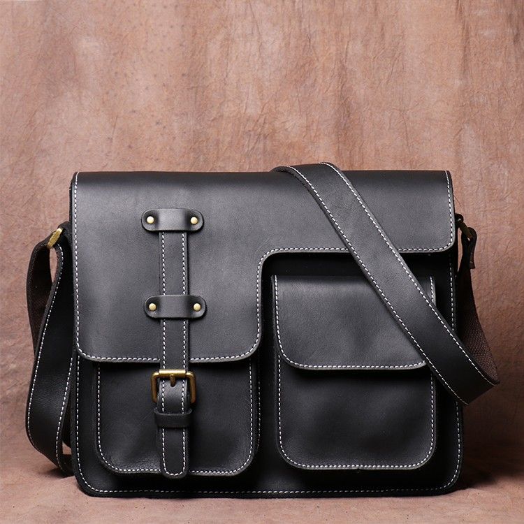 Pure leather hotsell bags for men