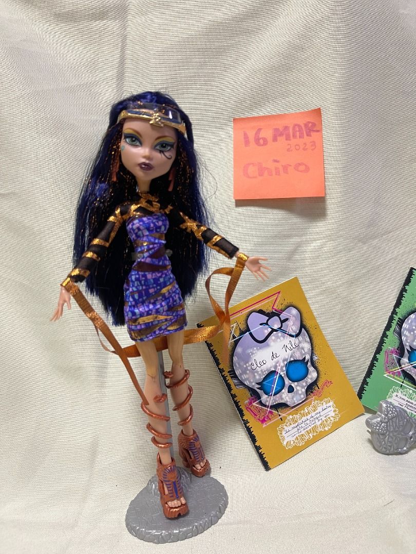 DOLL Cleo de Nile Deuce Gorgon Boo York Comet Crossed Monster High Mattel MH