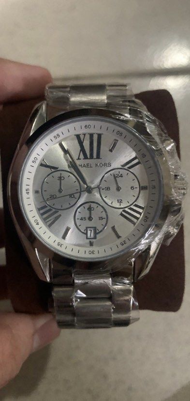 Michael Kors MK5535 silver dial watch Men s Fashion Watches