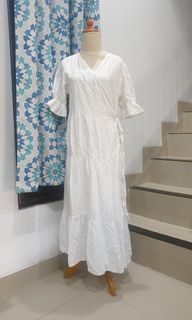 Midi Dress White