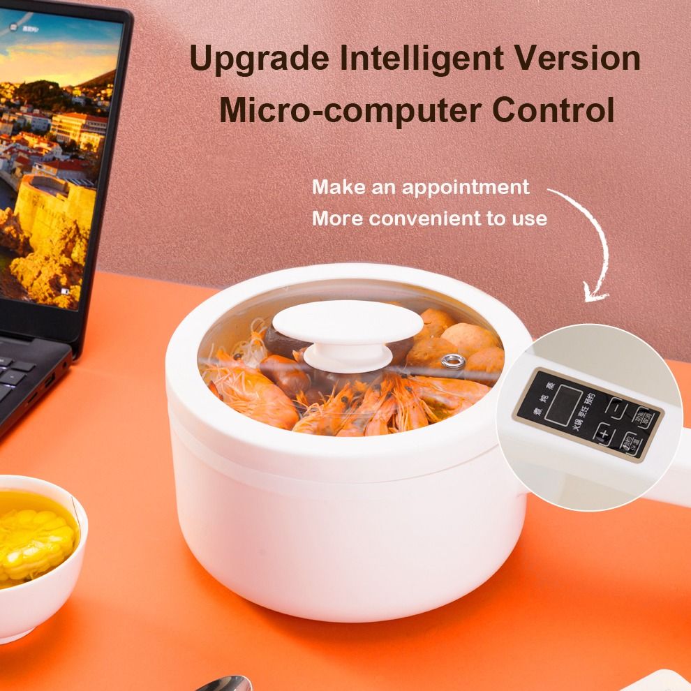 Mini Electric Cooker Multi Function Frying Pan Student Dorm Hotpot ...