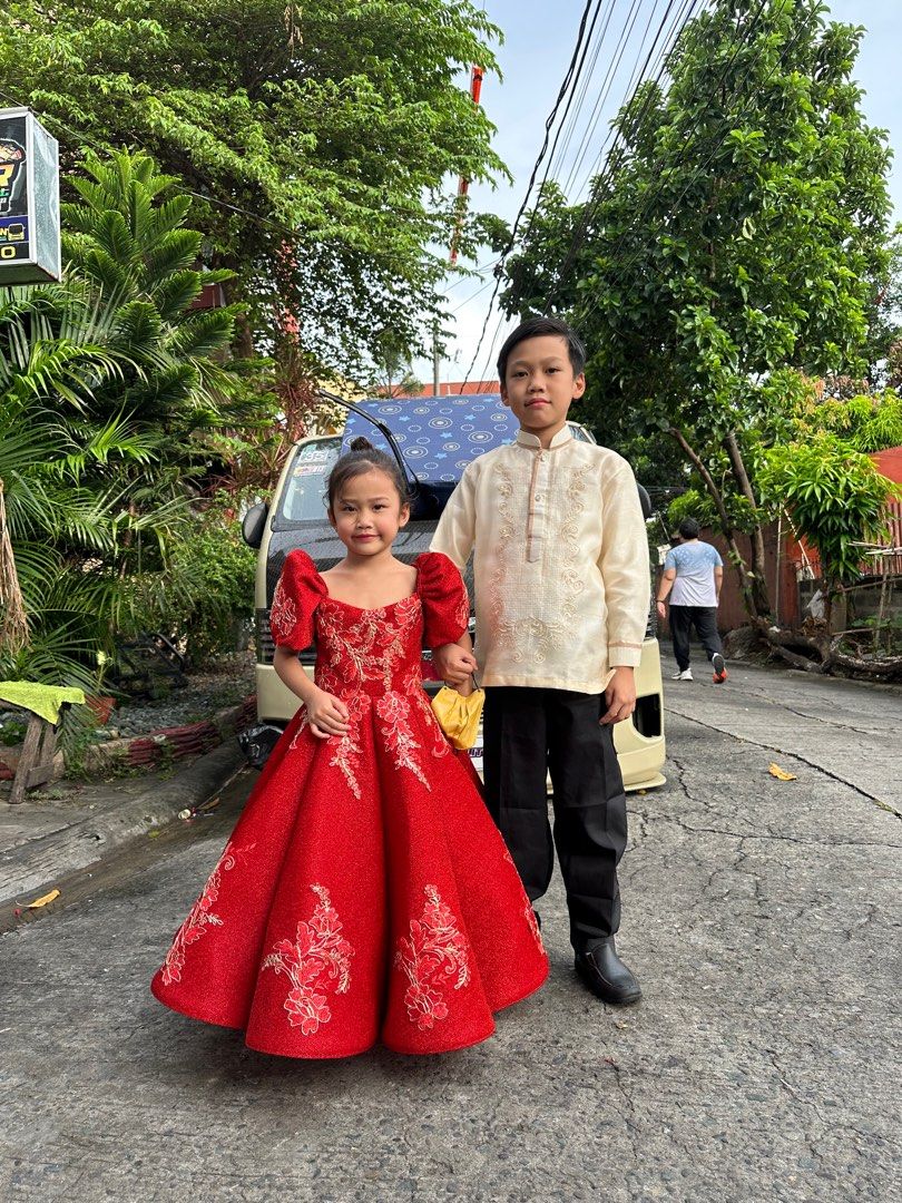 Modern barong for kids clearance
