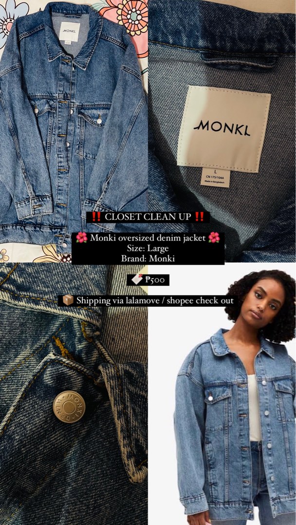 Monki on sale oversized jacket
