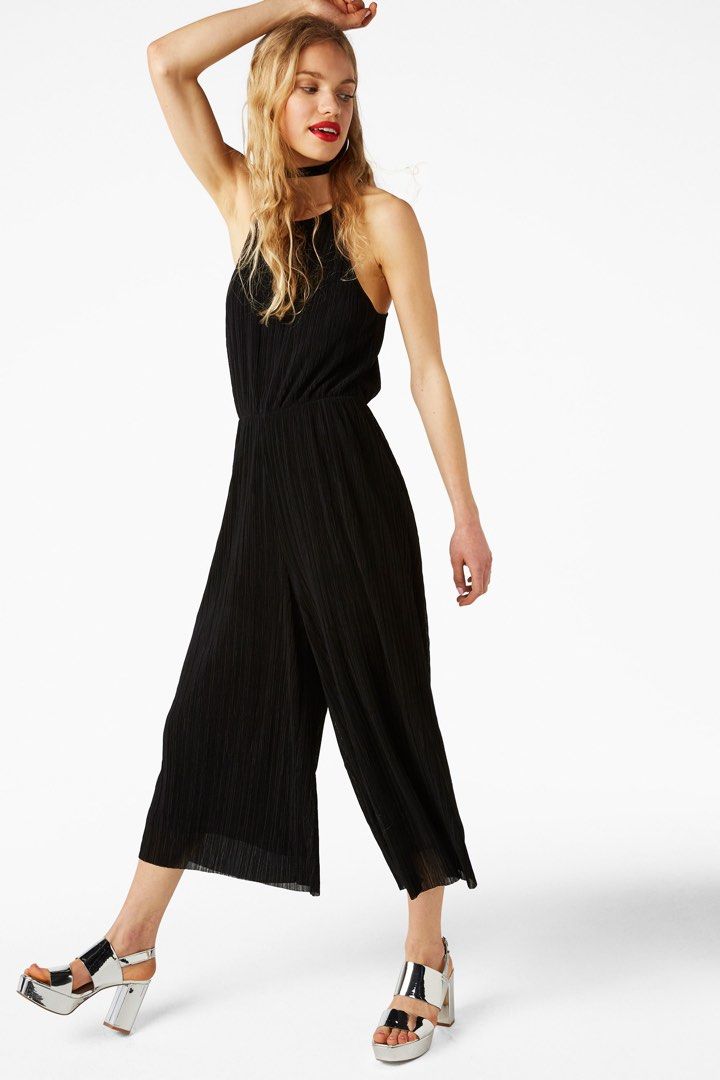 Monki hotsell pleated jumpsuit