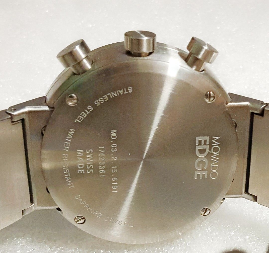 Movado edge clearance chronograph quartz