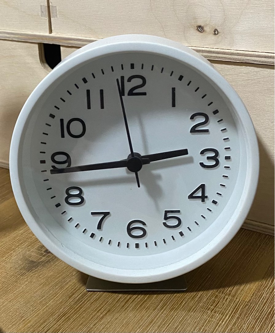 Muji clock, Furniture & Home Living, Home Decor, Clocks on Carousell