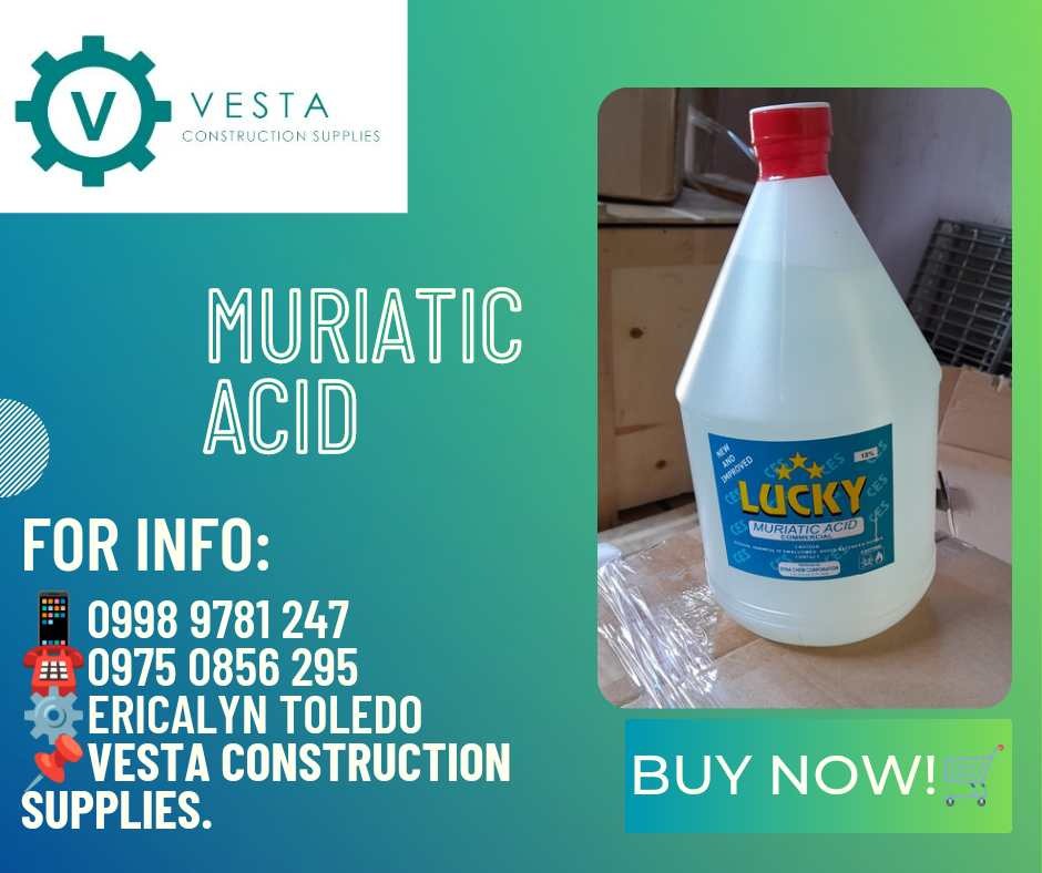MURIATIC ACID, Commercial & Industrial, Construction & Building