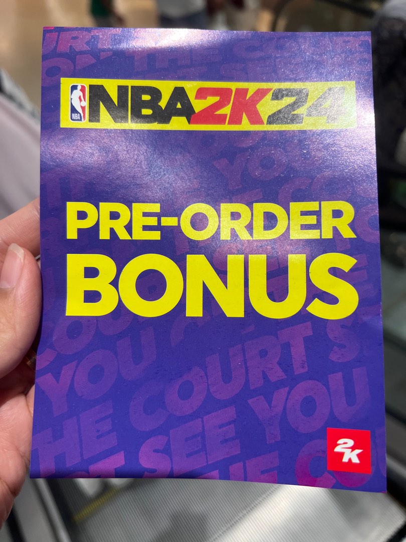 Nba 2k24 Pre Order Bonus Video Gaming Video Games Playstation On Carousell