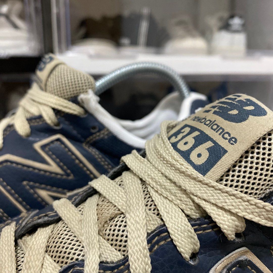 Shoes New Balance 366 New Balance 366 Blue Leather, Fesyen Pria