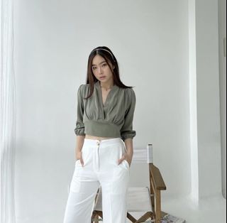 (NEW) BLOUSE KOREA / CLAUDE TOP (M)