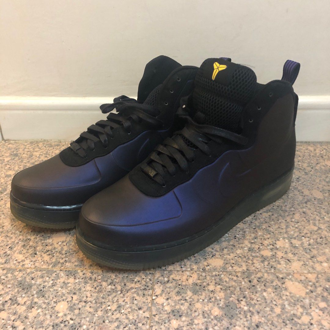 Air force 1 foamposite kobe eggplant hot sale