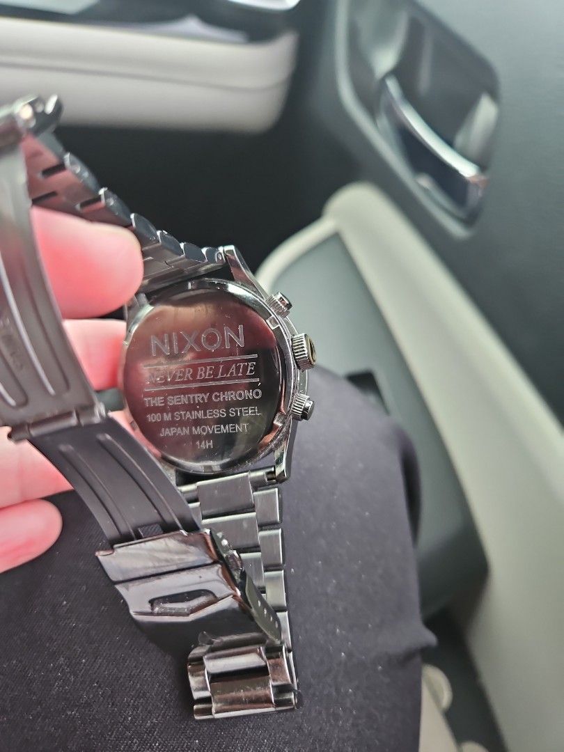 Nixon never be late the sentry chrono sales