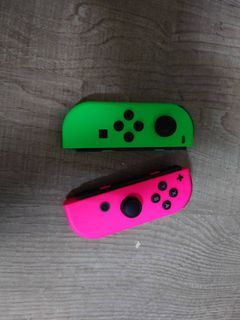 [NS]原廠 附手繩Nintendo Switch Joy-Con 左右手柄 雙手柄 電光綠/電光粉紅漆彈綠粉