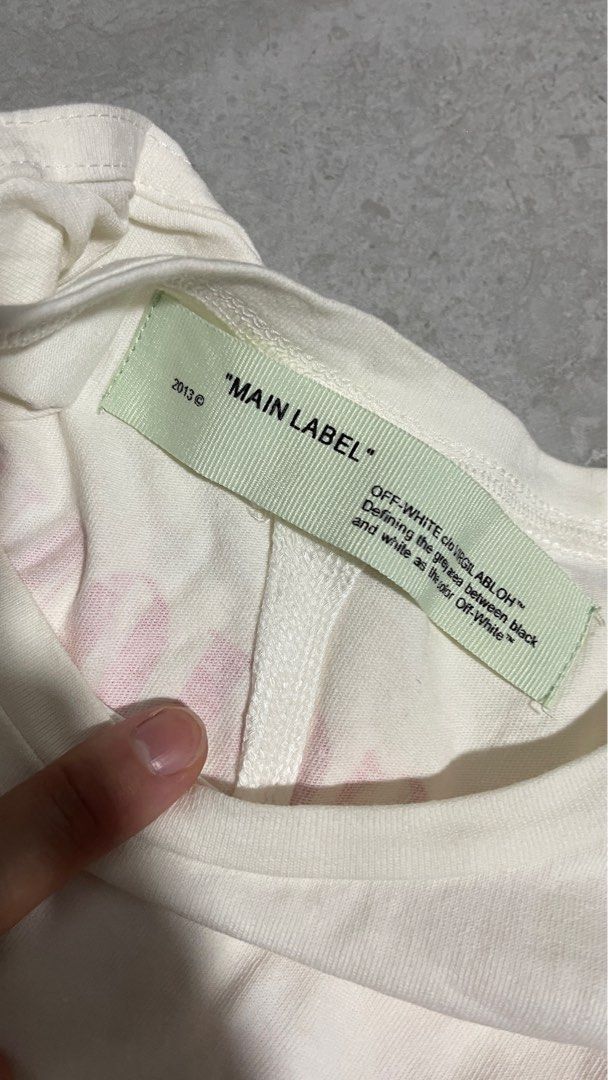 Wash Tag Off White Fake Tee Off-White Othelo's Wolf Black T Shirt