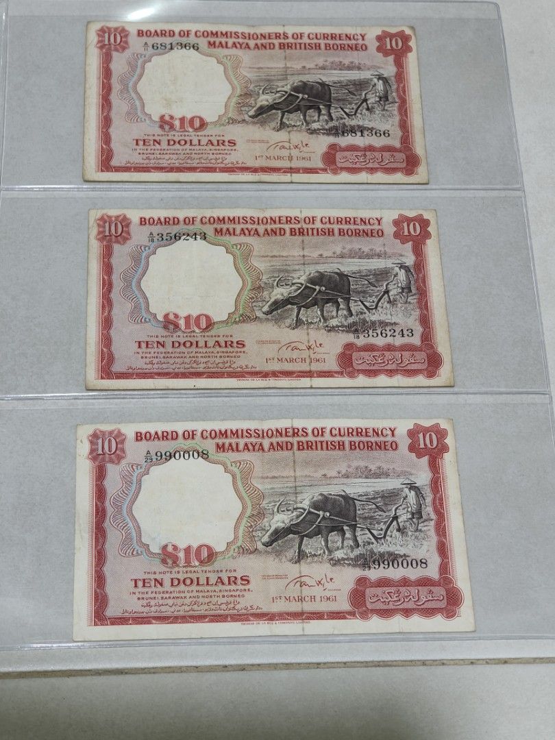 Old Malaya buffalo note, Hobbies & Toys, Memorabilia & Collectibles ...