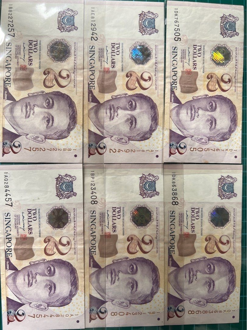 Old Notes (Category: Currency) located in Singapore. Submitted by jaydenlym22 (Listing ID 1253765388, Image 1). Description: somewhat new 3.50 each .
