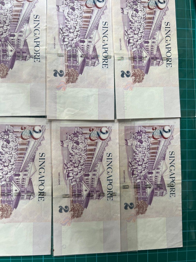 Old Notes (Category: Currency) located in Singapore. Submitted by jaydenlym22 (Listing ID 1253765388, Image 2). Description: somewhat new 3.50 each .