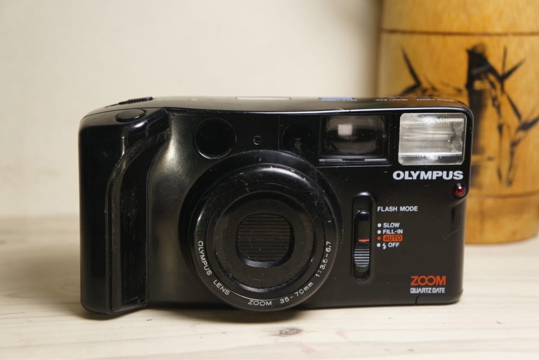 Olympus AZ1 Zoom Film Camera, Photography, Cameras on Carousell