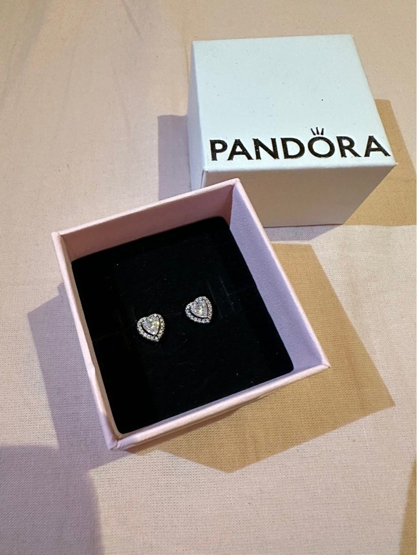 Elevated heart shop stud earrings